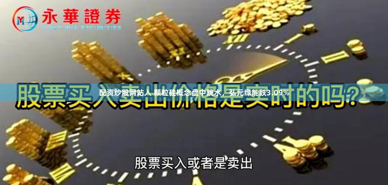 配资炒股网站入 颗粒硅概念盘中跳水，弘元绿能跌3.09%